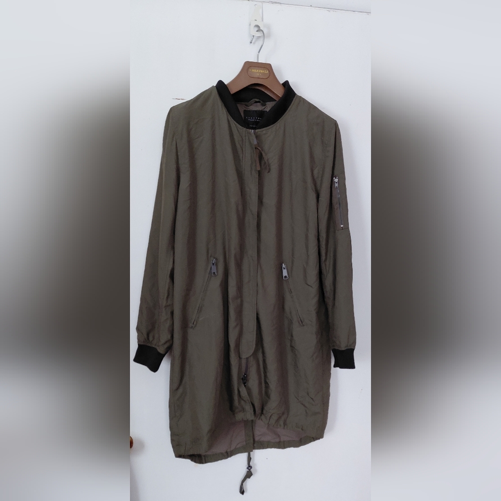 Olive Bomber Jacket- Womans SMALL